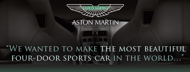 Aston Martin Rapide Debuts the new four-door